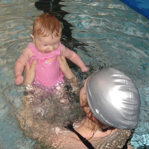 First swimming lesson